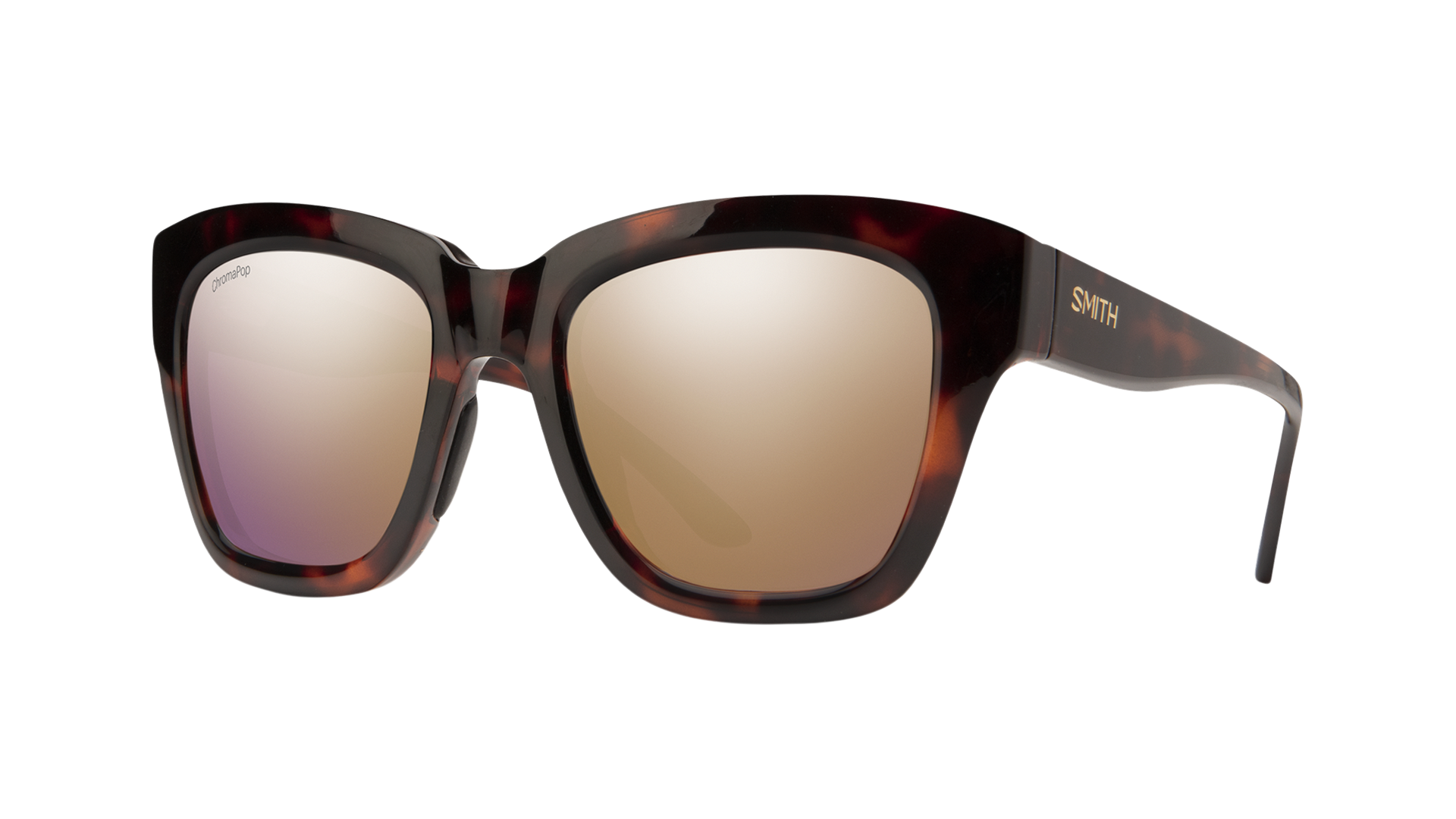 Smith Sway with ChromaPop polarized lenses champagne crystal Smith Optics Sway Sunglasses - ChromaPop Polarized Brown  main image 2
