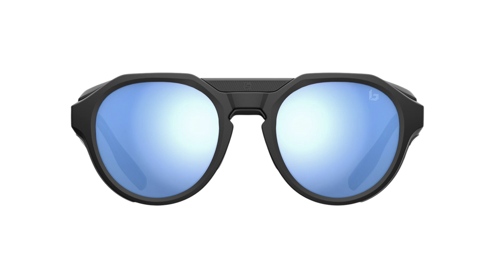 Bollé Aeromax Sunglasses For Men - Matte White/Blue Frame With B-Clear Blue/Violet Lens - View #9