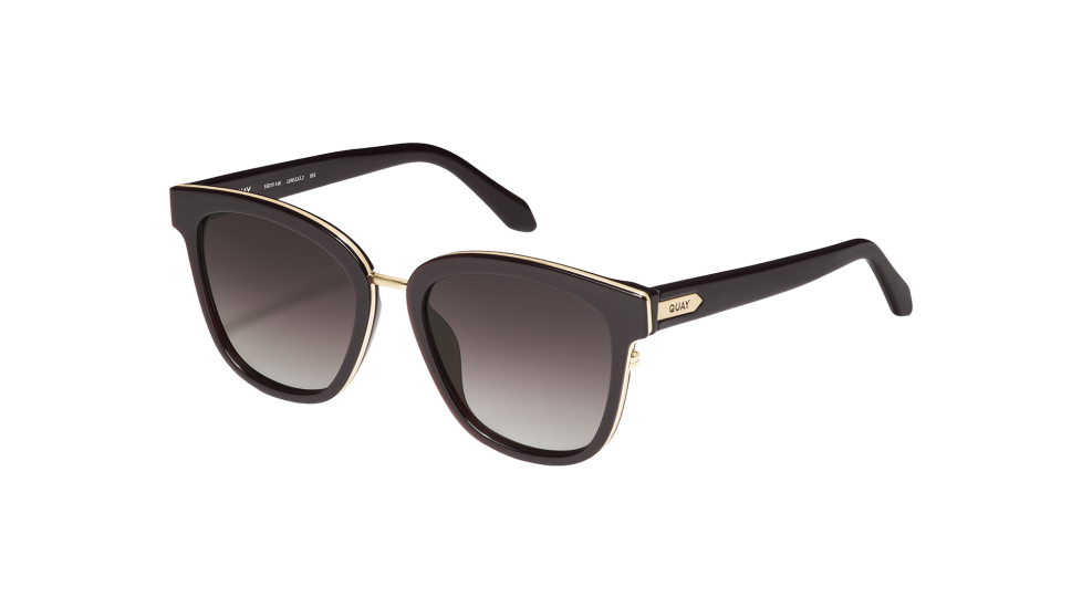 QUAY Act Natural Black/Smoke POLARIZED BRAND NEW QUAY Act Natural Sunglasses - Black/Smoke Polarized  main image 4