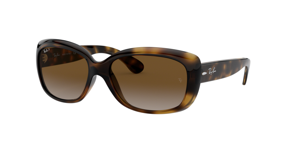 Top Fall Sunglasses for Mom: Ray-Ban RB4101 Jackie Ohh in Light Havana with Grey, Gradient Brown lenses. 