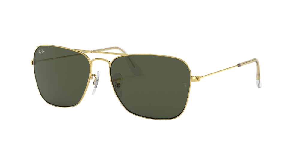 Ray-Ban RB3136 Caravan sunglasses (quarter view)