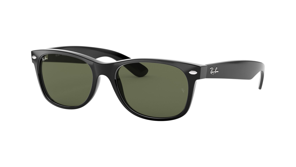 Ray-Ban RB2132 New Wayfarer 58 Eyesize sunglasses (quarter view)