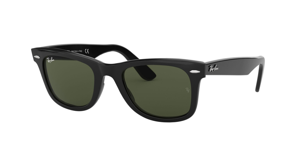 Ray-Ban RB2140 Original Wayfarer 54 Eyesize sunglasses (quarter view)