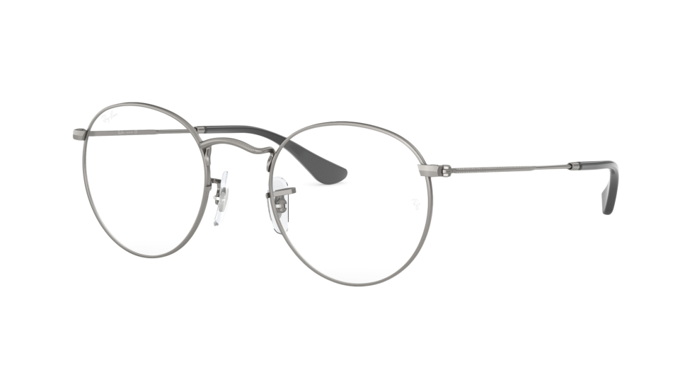 Ray-Ban RB3447V Round Metal eyeglasses (quarter view)