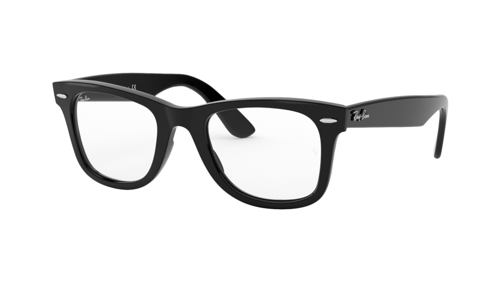 Ray-Ban RB4340V Wayfarer Ease eyeglasses (quarter view)