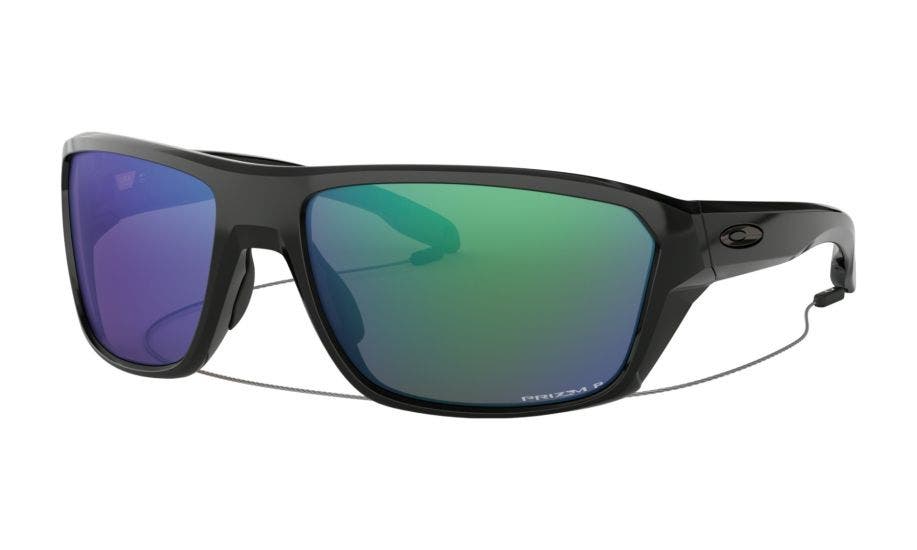 Oakley Split Shot Hunting glasses in Polished Black frame with Prizm Shallow Water Polarized lenses