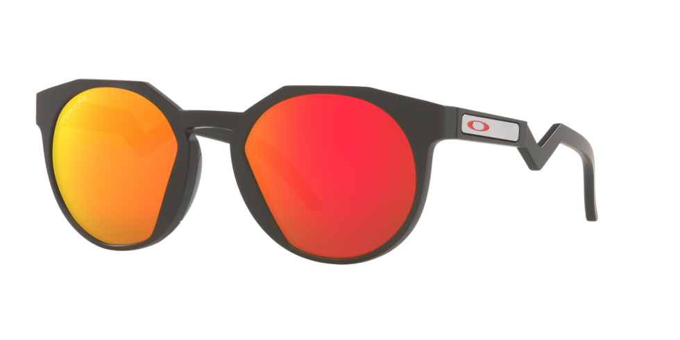 New Oakley Sunglasses : OAKLEY HSTN : MATTE CARBON - PRIZM RUBY LENSES