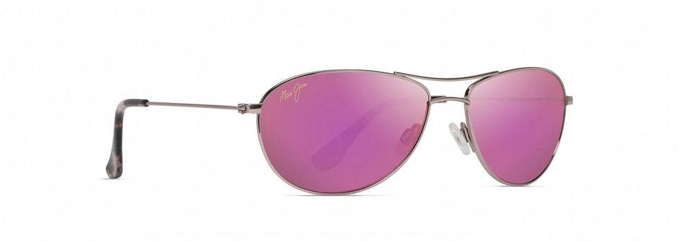 Maui Jim Baby Beach in Rose Gold frame with Maui Sunrise lenses