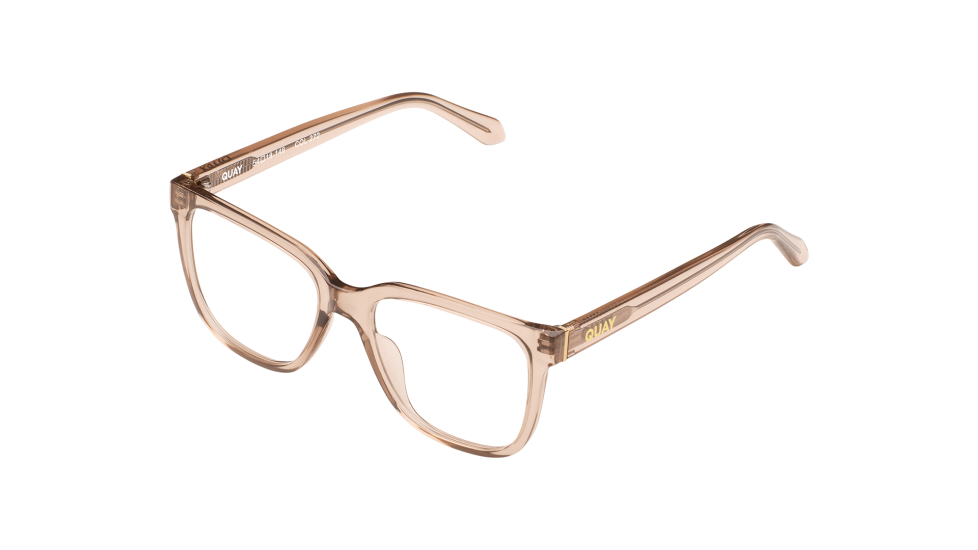 Quay Wired Medium RX eyeglasses (quarter view)