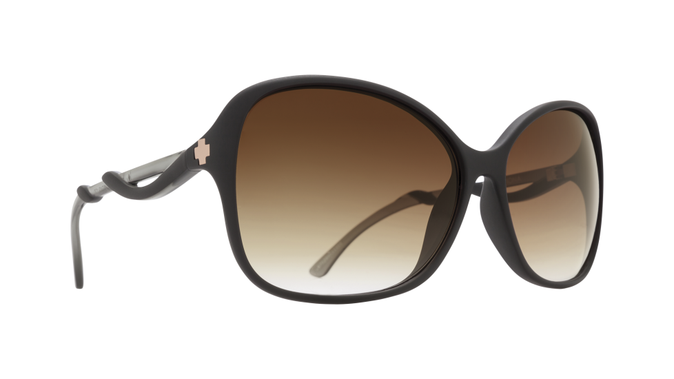 Spy Fiona Femme Fatale sunglasses with happy bronze fade lenses (quarter view)