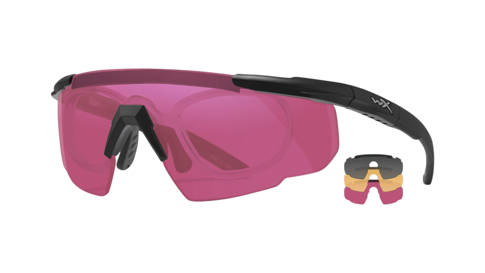 Wiley X Saber Advanced + RX Insert sunglasses (quarter view)