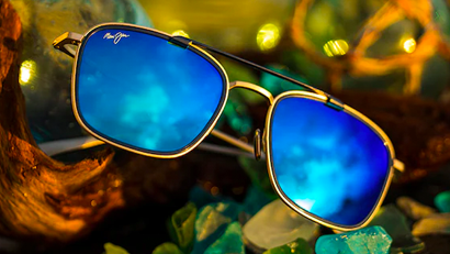 maui jim blue hawaii mirror lens