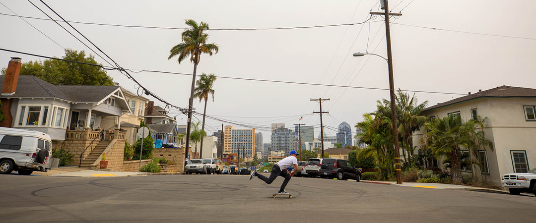 male skateboarding wearing spy sunglasses