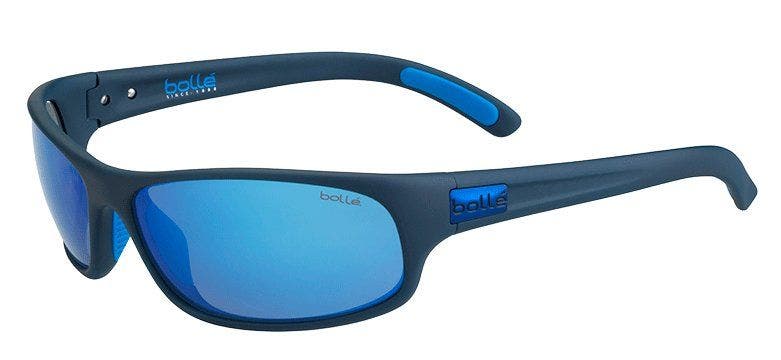 Bollé Anaconda in Matte Mono Blue with Polarized Offshore Blue OLEO AR Lenses