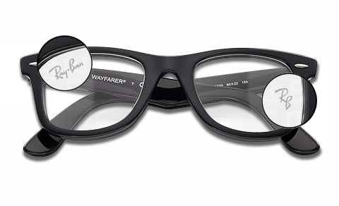 ray ban logo for prescription lenses