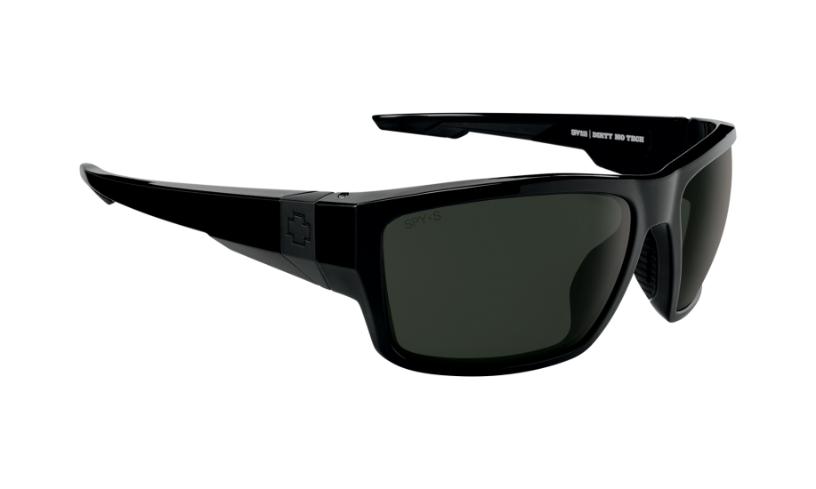 SPY Dirty Mo Tech SOSI ANSI in SOSI Black with Happy Gray Green Lenses