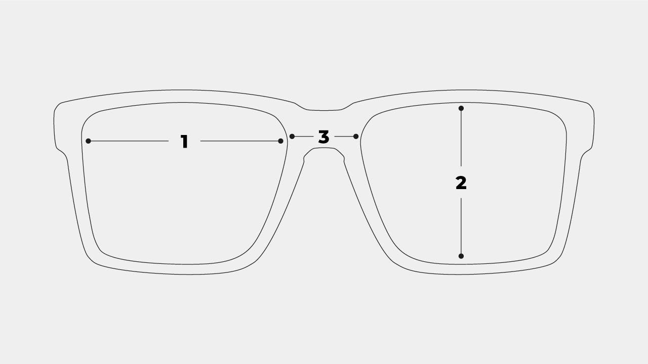 Costa sunglasses size guide measurements 