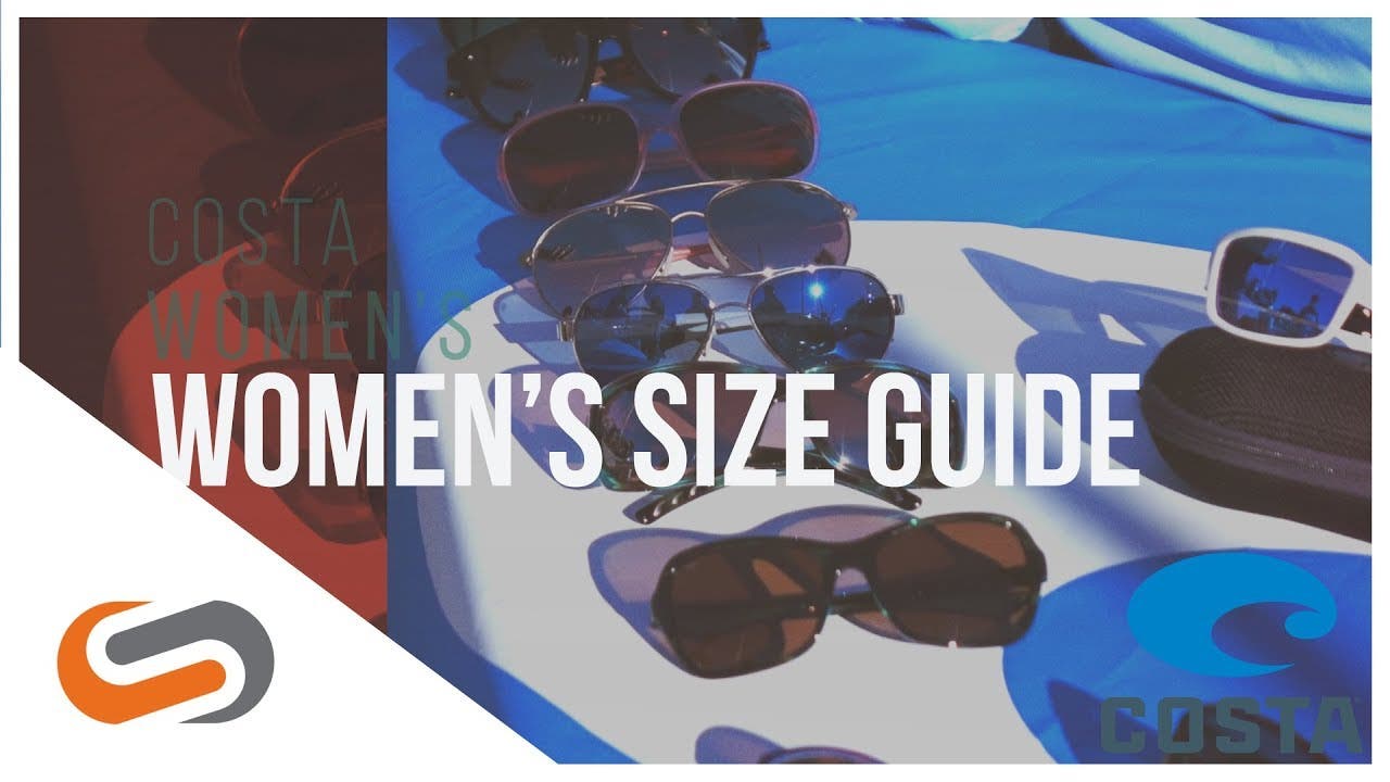 Costa Women's Sunglasses Size Guide