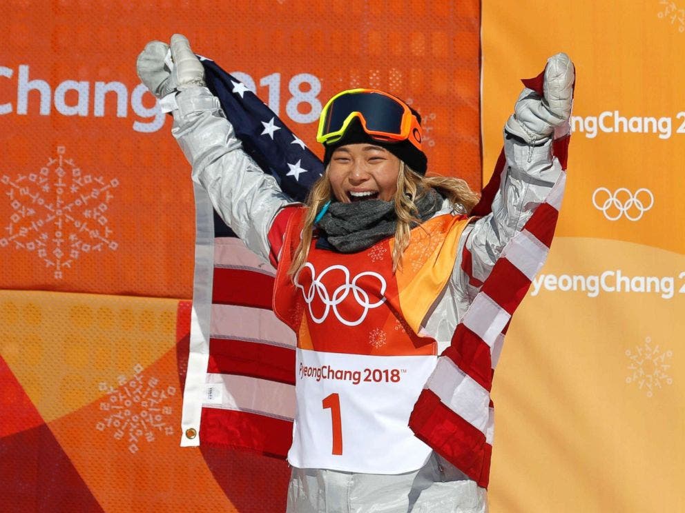 Chloe Kim Wears the Oakley Line Miner (Harmony Fade)