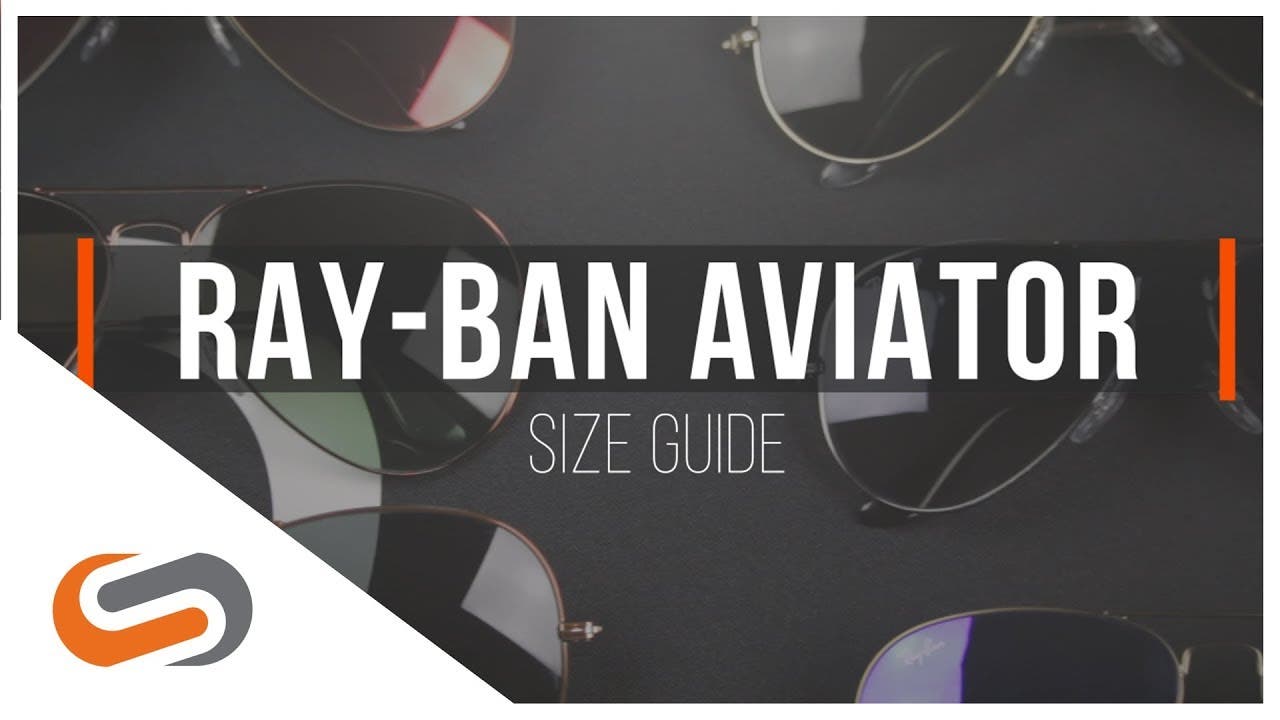 Ray Ban Aviator 3025 Size Chart