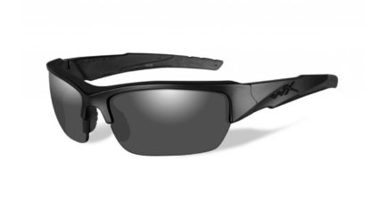 Wiley X Cool safety glasses - Wiley X Valor in Matte Black frame with Smoke Grey lenses