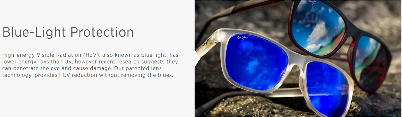 Maui Jim Polarized PLus2 Blue LIght Filter