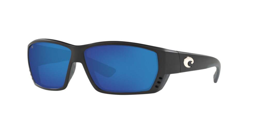 Costa Tuna Alley in Matte Black with Blue Mirror 580G Lenses