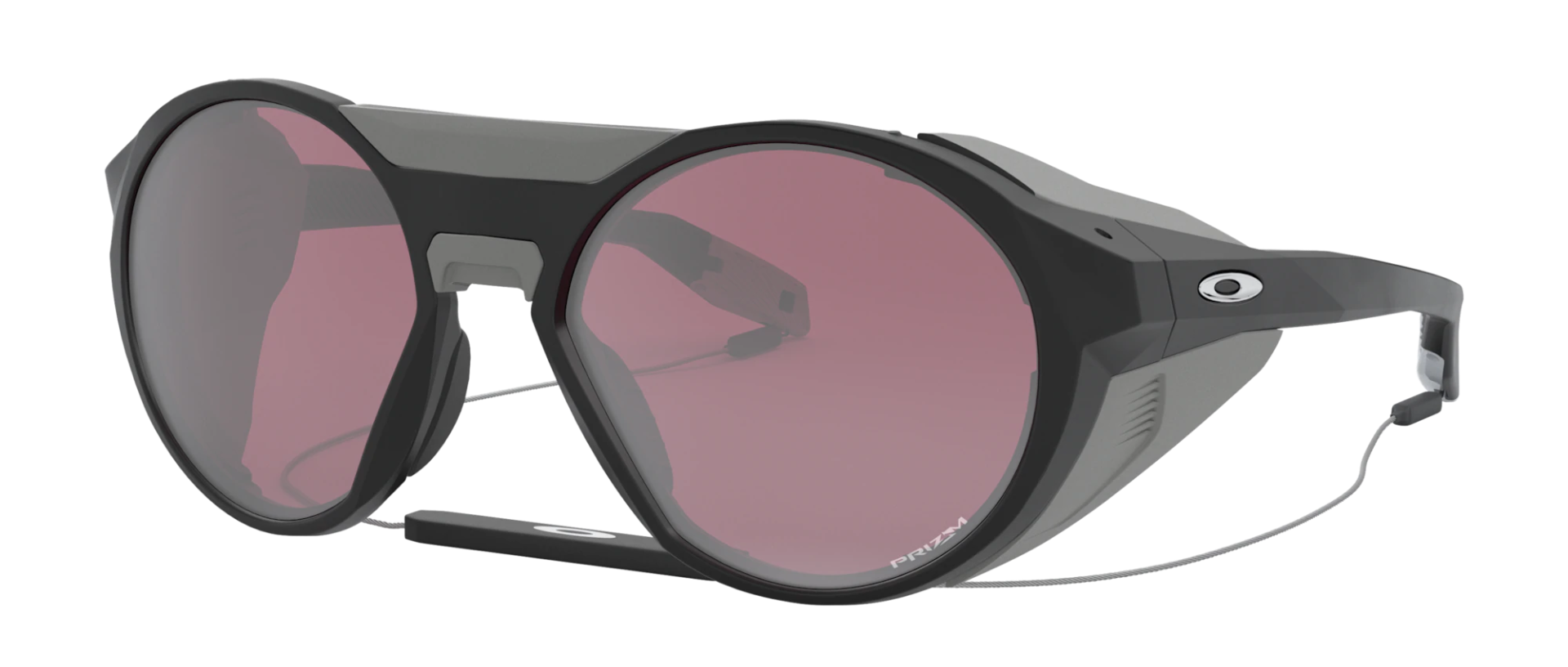 oakley clifden mountaineering sunglasses in black with prizm snow black lenses