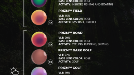 Oakley Prizm Chart