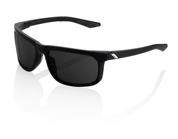 100% Hakan with Soft Tact Black Frames & Grey Peakpolar Lenses