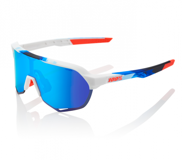 100% S2 in Matte White with Sublimated Geo Pattern Frames