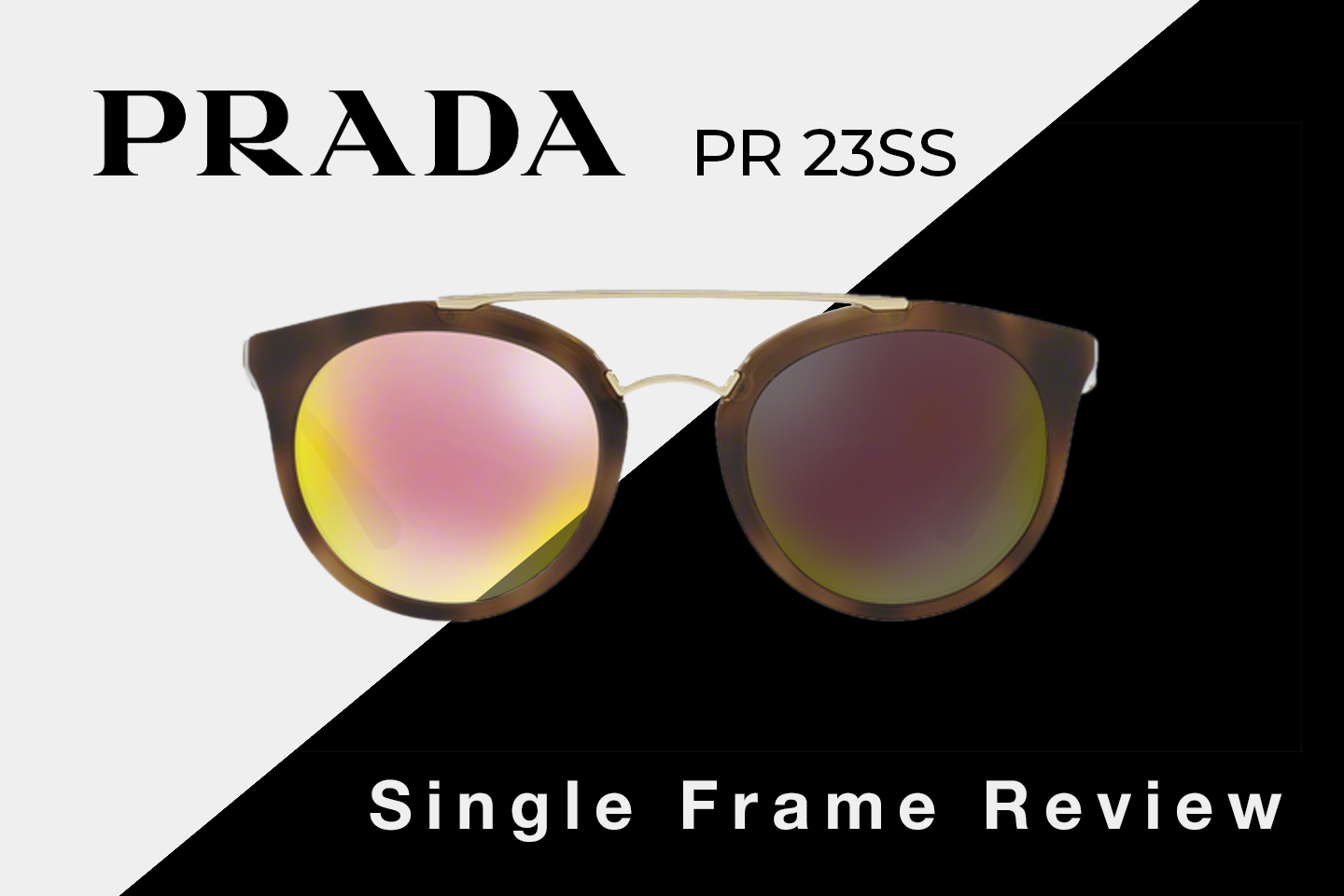Prada PR 23SS Sunglasses Review | Prada Women's Round Sunglasses