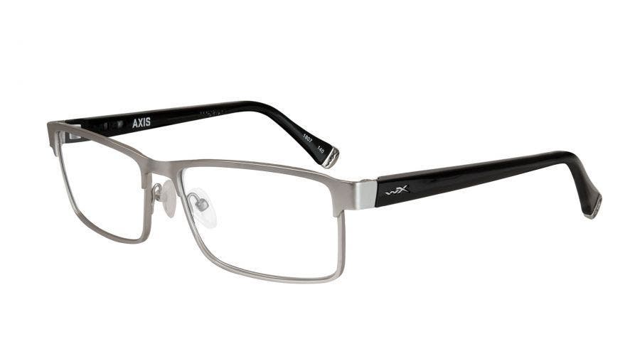 Wiley X Axis with Matte Silver and Gloss Black Frames