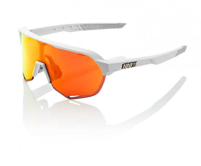 100% S2 with Soft Tact Off-White Frames & HiPER Red Mirror Lens