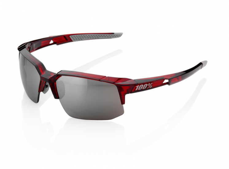 100% Speedcoupe with Cherry Palace Frames & HiPER Sport Silver Mirror Lens