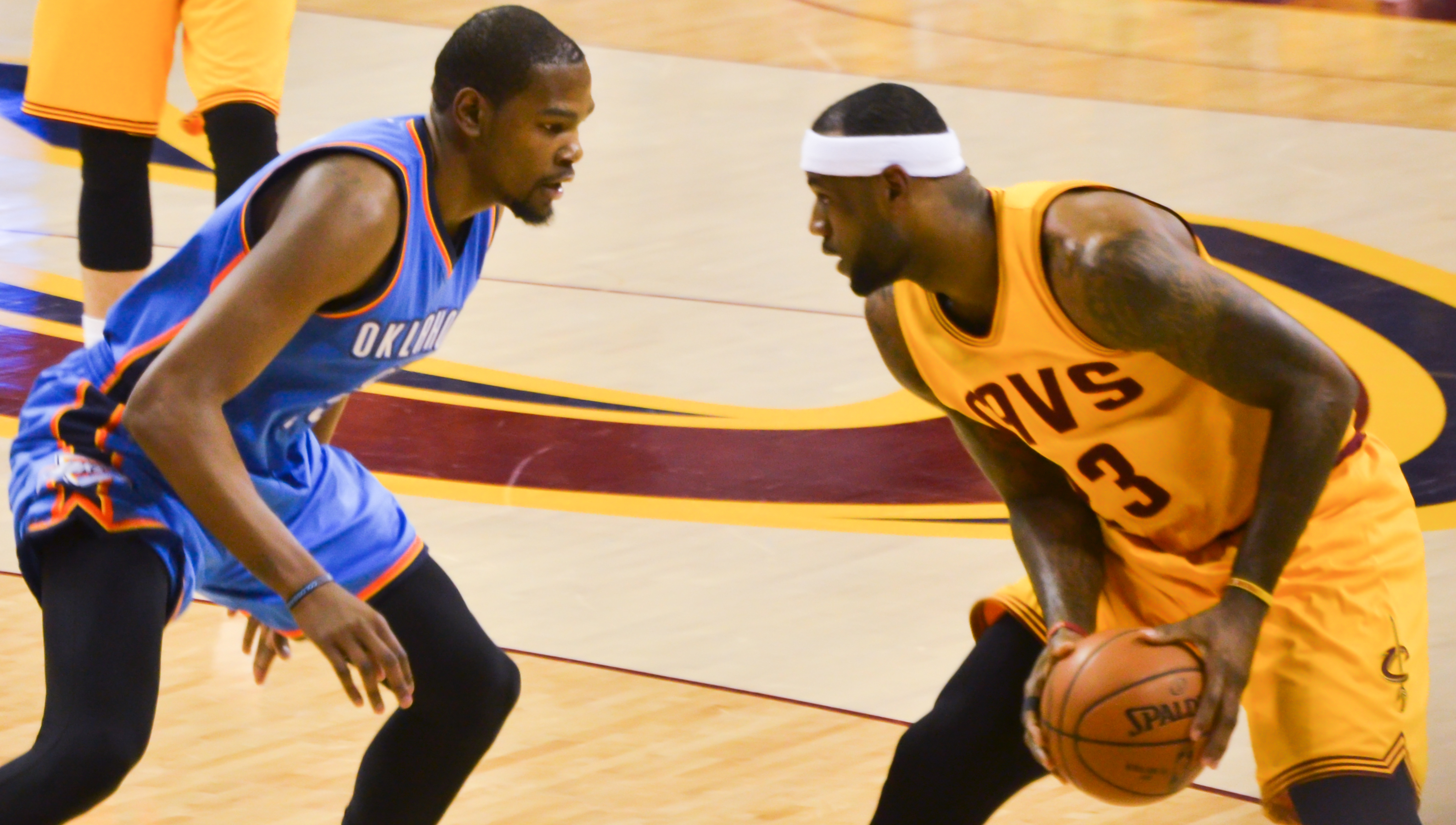 Kevin Durant and Lebron James Face off