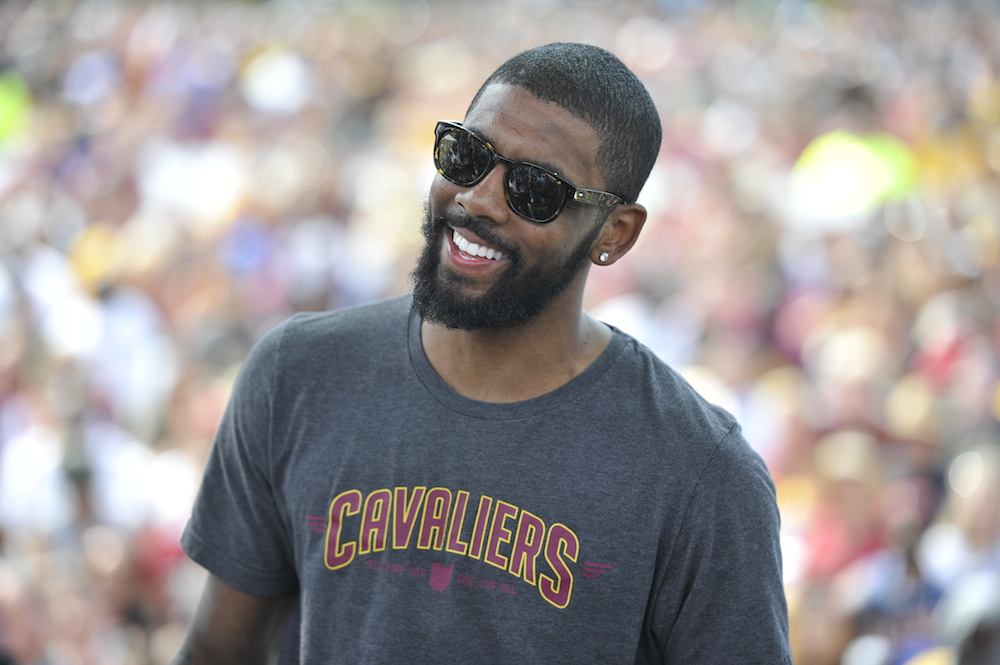 Kyrie Irving at Cavaliers Victory Parade
