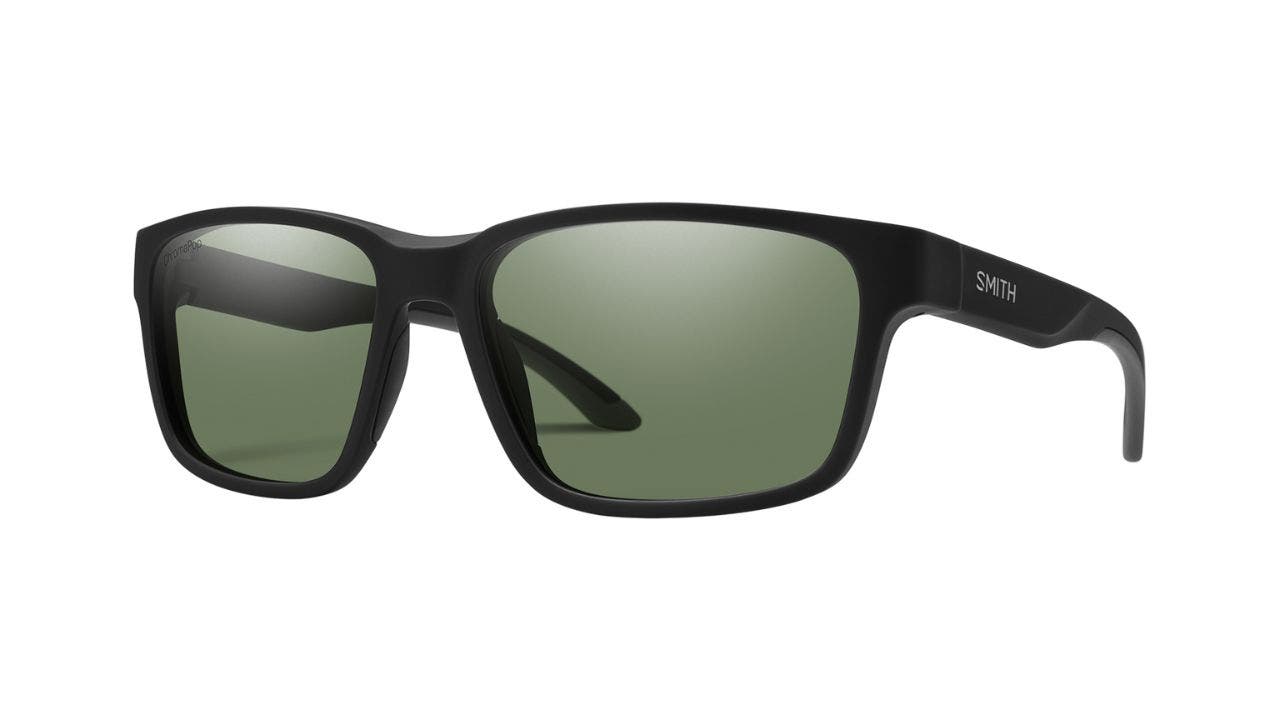 SMITH Basecamp in Matte Black with Chromapop Polarized Grey Green lenses