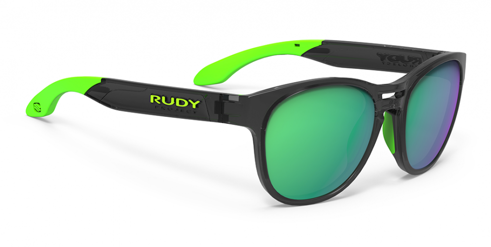 Product image of Rudy Project Spinair 56 in Crystal Graphite with Polarized 3FX HDR Multilaser Green Lens