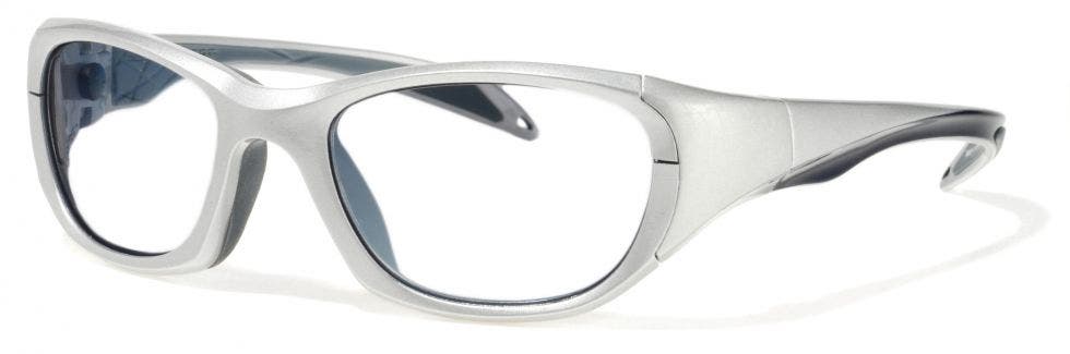 Rec Specs Morpheus II with Shiny Silver/ Navy Blue Pearl Frames & Ultimate Play Lens
