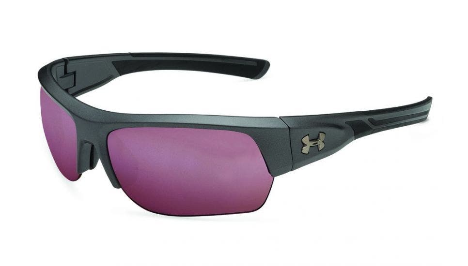 Under Armour Big Shot in Satin Carbon & Black-Golf Tuned Lens