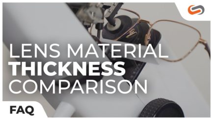 Lens Material Thickness Comparison