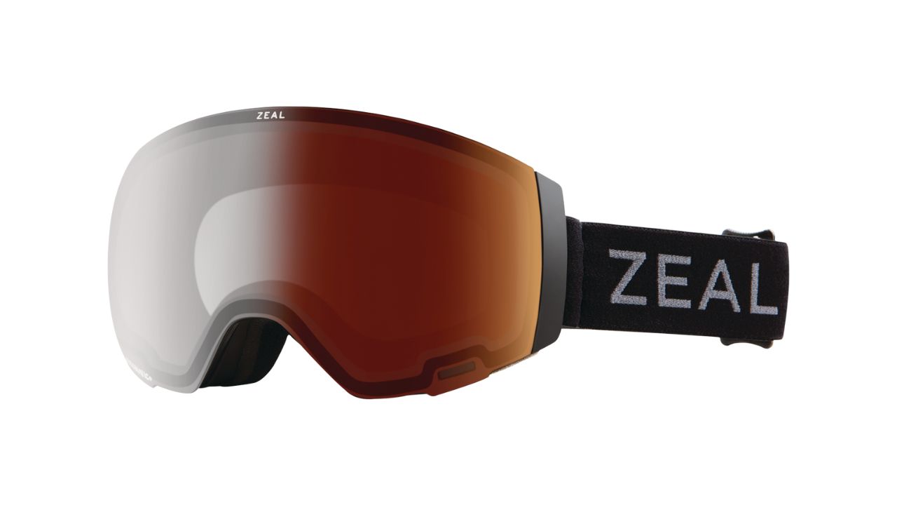 Zeal Portal Goggle in Dark Night with Automatic+ GB + Persimmon Sky Blue lens