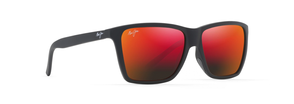 Maui Jim Cruzem in Matte Black frame with Hawaii Lava Lenses