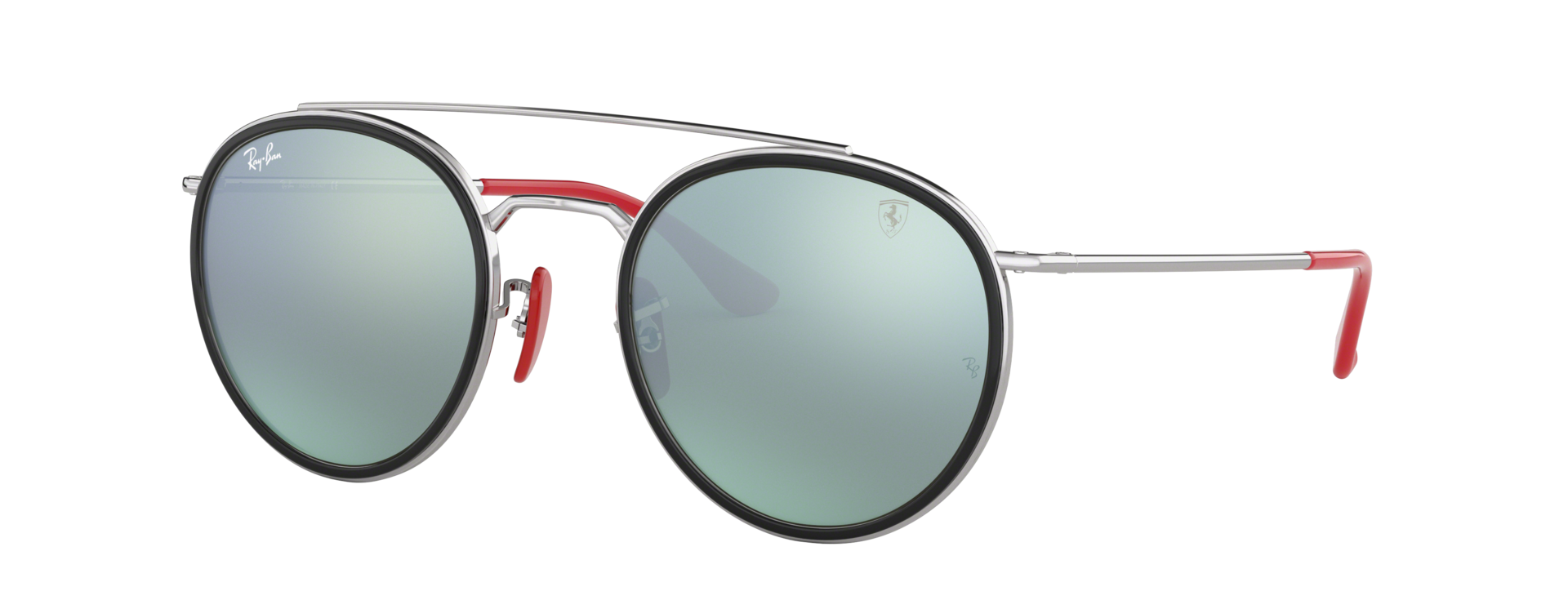 ray ban rb3647m sunglasses with silver mirror lenses and silver metal frame