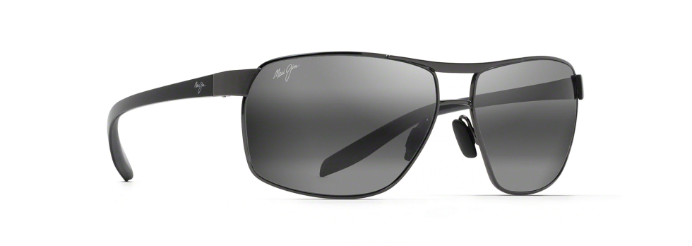 Maui Jim The Bird in Dark Gunmetal, Black and Grey Temples with Neutral Grey Lens