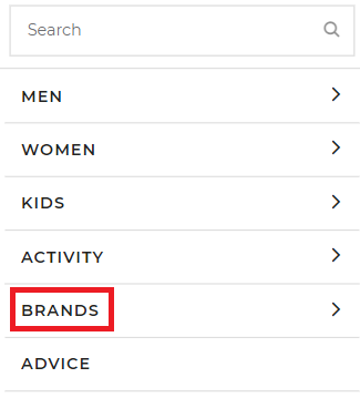 brands on sportrx.com