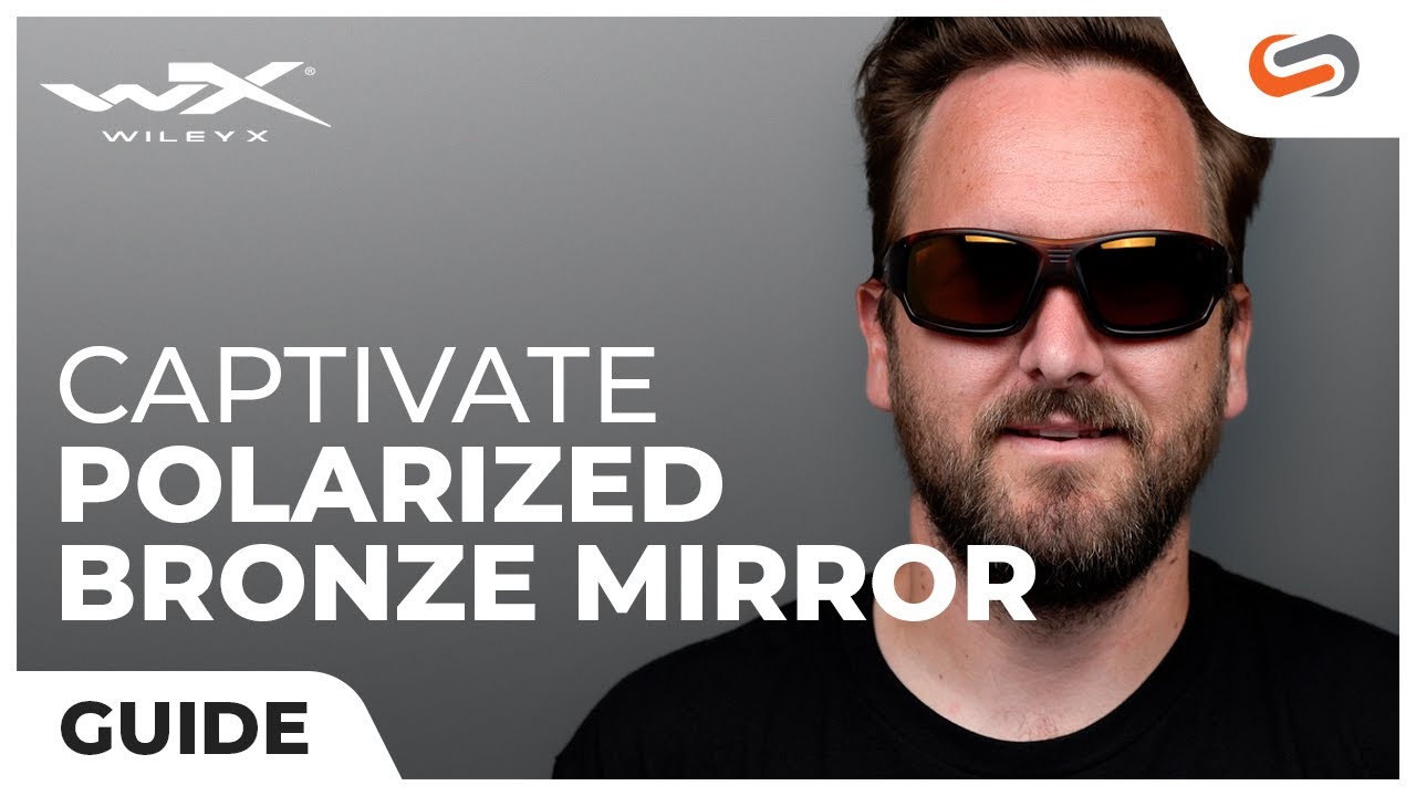 Wiley X Guide: CAPTIVATE™ Polarized Bronze Mirror Lenses