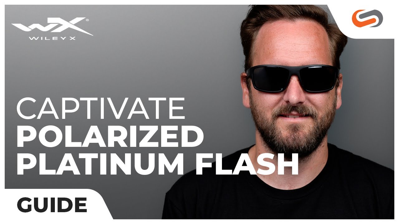 Wiley X Guide: CAPTIVATE™ Polarized Platinum Flash