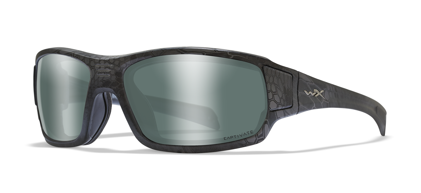 wiley x breach sunglasses with captivate platinum flash lenses